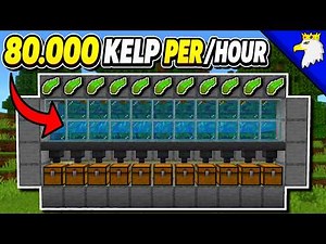 NEW ZERO TICK KELP FARM Minecraft Bedrock 1.21/26.33+!