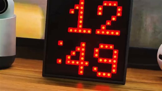 Divoom点音像素蓝牙音响歌词显示屏RGB灯效电竞氛围感床头闹钟宿舍桌面时钟电脑桌搭游戏小音箱EVO男礼物 暗夜黑