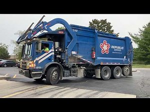 Garbage Trucks: Republic Services Compilation-Front Loaders, Side Loaders