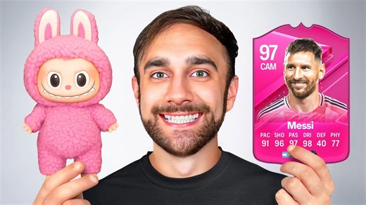 Unboxing Labubu blind boxes to build a color-coded FIFA Ultimate Team challenge!