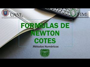 Formulas de Newton Cotes