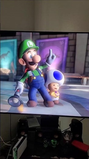 Rescuing Blue Toad in Luigi's Mansion 3