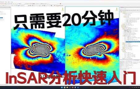 升降轨DInSAR判断走滑地震（形变方向）