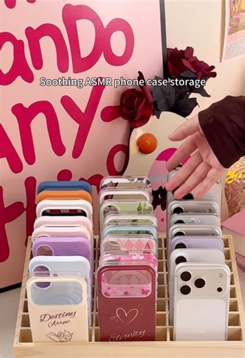 Phone Case Organization ASMR: Satisfying Storage Ideas
