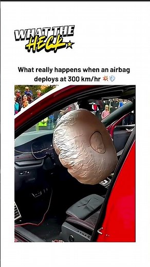 What an Airbag Explosion Looks Like 💨