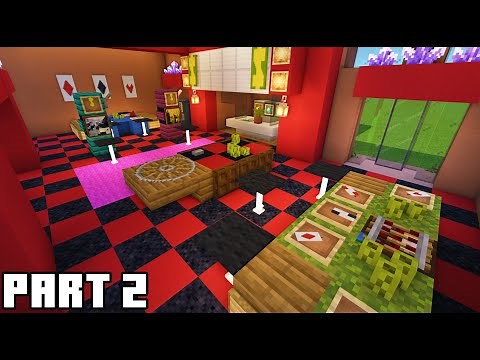 Minecraft Tutorial: How To Make A Casino (Part 2)