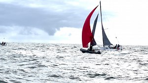 Things are looking GOOOOOD in Lorient 🚀💨 The start of 2nd Elimination Race for the 2024 Offshore Double Handed World Championship saw 27knts of wind and 3m waves. You can track the race via YB: https://bit.ly/4gzQ4Zw #ODHWC #RORCracing #Sailing #Yachting 🎥 Grégoire du Penhoat | Royal Ocean Racing Club