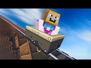 minecraft themepark with the boys