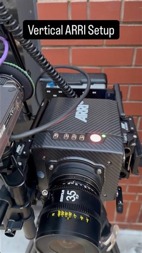 Vertical ARRI Setup! #cinematography #arri #filmmaking #opengate #verticalcinema #dzofilm