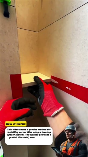 Perfect Corner Tile Installation Trick — Clean, Fast & Precise!