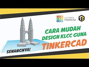 How to Make Simple Mini Twin Tower || Using Basic Shape in Tinkercad || Free Software