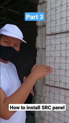 Part 3 How to install SRC panel #shorts #constructiontips #src #walling #construction #panel