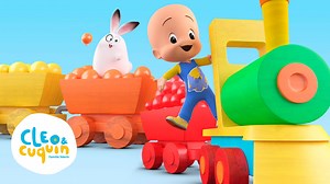 6.6M views · 102K reactions | ¡Diversión a la vista!  Cuquín y Fantasma han encontrado un tren mágico y van a aprender los colores de la forma más divertida posible 彩 ¡Dale al play y aprende con Cuquín! ▶️ | Cleo y Cuquín- Familia Telerín | Facebook
