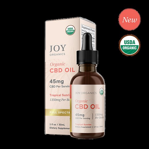 Organic Full Spectrum CBD Tincture with THC (Tropical)