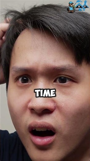 Slippery Walkway Danger || #shorts #cleaning #powerwashing #housecleaning