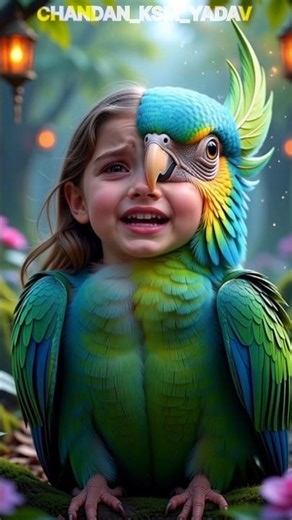Half Girl 🧒✨️ Half Parrot 🦜 | Dil Na Diya Pyar Na Kiya #magical #shorts #trending #youtubeshorts