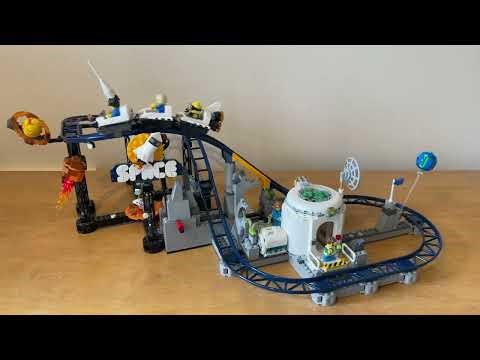 Lego Creator 3in1 set 31142 review and adding motor and chain link to roller coaster