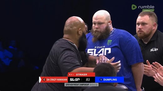 超重量级泰坦在 #PowerSlap11 史诗般的冠军复赛中碰撞，疯狂夏威夷大战饺子 2 是您不容错过的比赛11