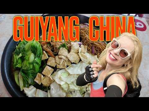 HOW I cooked MY OWN NOODLES using a HOT GRILL in Guiyang, China!!!!!