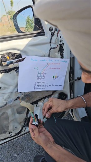 car power window switch not working up time #powerwindow #powerwindows #shorts