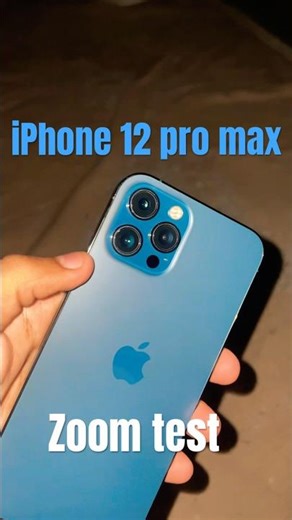 iPhone 12 pro max moon zoom test 📸 #shorts