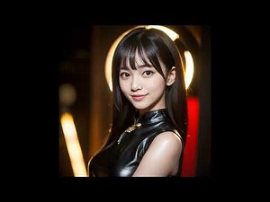 【チャイナ】チャイナドレスと中華街【AIグラビア】