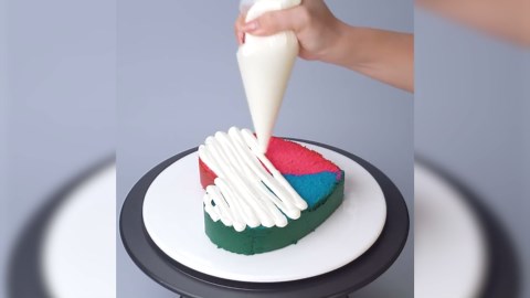 Chocolate Bomb Dessert & Pink Heart Cake