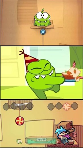 Oops :( - Facing Om Nom - FNF Cut The Rope Mod - Mobile Friday Night Funkin' #FNF #CutTheRope