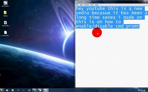 如何禁用/启用cmd