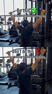 LAT Pull Down Machine Do’s & Don’ts The aim of this exercise is to target your LATs, toning them up and making them stronger. Building a big strong back to make simple movements like lifting up or pulling an object closer to you, that much easier. If performed correctly you can see and feel the results! Do this ✅ •Slow and controlled movement. •Back straight & chest up. •Squeeze your shoulder blades together. Don’t do this ❌ •Fast and using to much momentum. •Leaning back to far. •No muscle enga