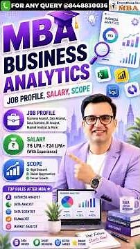 MBA Business Analytics Jobs After MBA | Salary, Roles & Career Growth