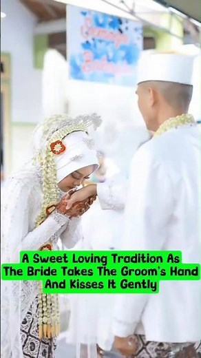 A Sweet Loving Tradition As The Bride Takes The Groom’s Hand And Kisses It Gently. #wedding