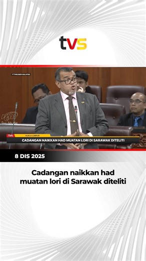 Cadangan naikkan had muatan lori di Sarawak diteliti 📱 Strim live di tvsarawak.my atau di aplikasi TVS Inspire, MYTV Mana-Mana, Unifi TV dan Astro GO sekarang! Muat turun di App Store dan Play Store sekarang! #TVS122 #TVSNews #TVSarawak #SEAGames2025 #SEAGamesTVS | TVS