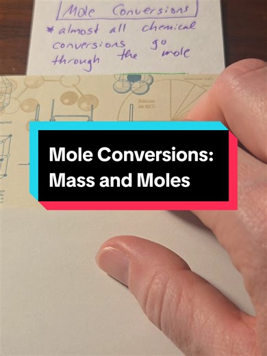 1 step mole conversions with grams and moles #apchem #chemistry #foryou #mole #mcatprep