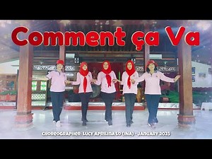 Comment Ca Va/How Are You - Line Dance // Choreo: Lucy Aprilina Lo (INA) // LD Melva Balemong