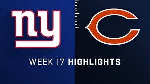 Giants vs. Bears highlights | Week 17