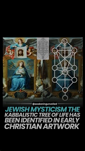 Awakening on Instagram: "The symbol you are seeing is known as the Kabalistic Tree of Life. It is an ancient occult system of wisdom that predates Christianity by thousands of years and is often regarded as the root from which all religions emerged. The Tree of Life is a sacred diagram made up of ten circles, twenty two pathways, and one hidden sphere known as Da’at. Together, they form the number thirty three. This number carries deep symbolic meaning, reflected in the thirty three years of Chr