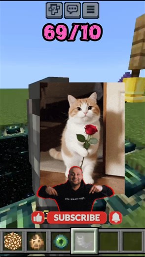 Minecraft: Which cat did it better?🤔||@Dracuuplayz #minecraft #shorts #youtubeshorts #viral
