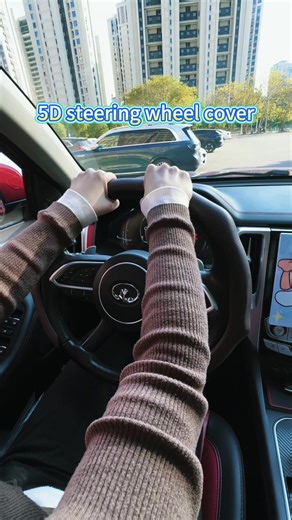 2026 new high-end Napa leather car steering wheel cover, designed for durability and style. This cover is crafted from premium Napa leather, ensuring a luxurious feel and long-lasting use.#cars #carupgrade #tiktokshop #steeringwheel #steeringwheelcover#18