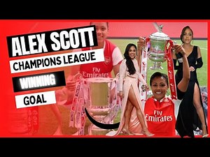 ALEX SCOTT CHAMPIONS LEAGUE WINNING GOAL | right foot wonder goal | arsenal legend
