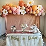 Photo Backdrop 8.4 * 9.8ft Photography Backdrops for Photo Booth Backdrop for Photoshoot Background Screen Video Recording Parties Curtain Warm Peach Hue