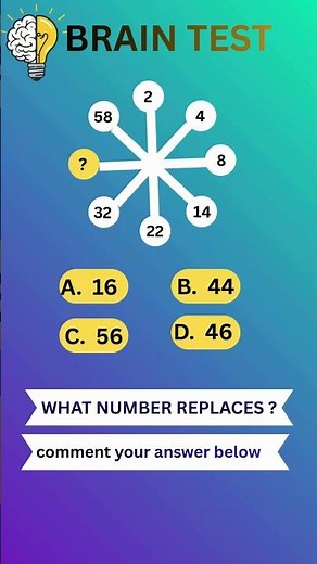 👉 Find the Missing Number | Sequence Puzzle with 4 Options