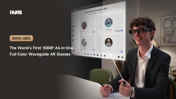 INMO AIR3 – 1080P All-in-One Full-Color Waveguide AR Glasses (Full video, click the link below.) https://www.kickstarter.com/projects/inmo-air3-ar-glasses/inmo-air3-smart-ar-glasses?ref=discovery_newest&total_hits=57713&category_id=52 All-in-One Wearable AR丨1080P @ 600 Nits丨Waveguide + Privacy丨3DoF Smart Ring丨Rich App Ecosystem丨16MP Wide-Angle Camera丨Open API & SDK | Creative New Idea Gizmos | Facebook