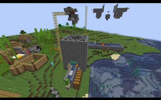 [我的世界]1.18.2 刷铁机与刷石机