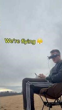 FPV head tracker first flight was a failure, We’ll try again. #fpv #fpvcrash #rcplane #rcplanecrash