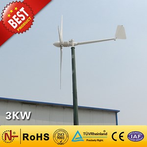 [Hot Item] 3kw Wind Turbine /Wind Power Generator for Home Use (3000W) Home Use Wind Power Wind Generator Wind System
