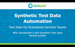 GenRocket Overview Video