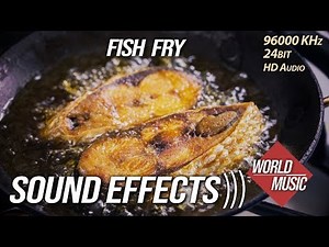 Fish Frying Sound Effects HD