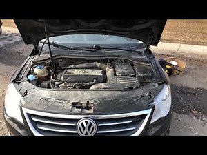 How to change PCV Valve (engine crankcase vent valve) on VW CC 2009-2014