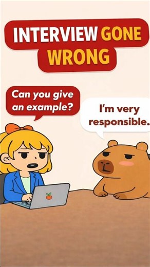 Interview gove wrong😭